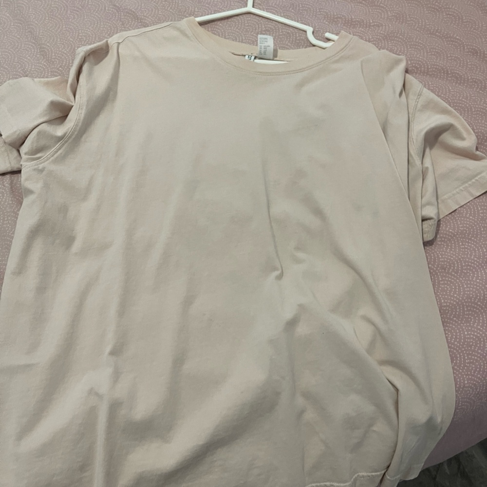 H&M pink oversized t shirt size XL